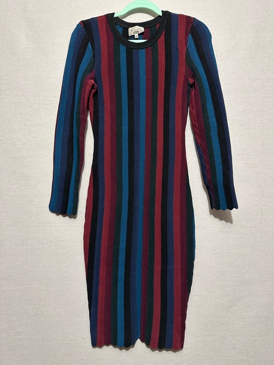 RTR Milly Chevron Vertical Stripe Dress - size M - Picture 3 of 6